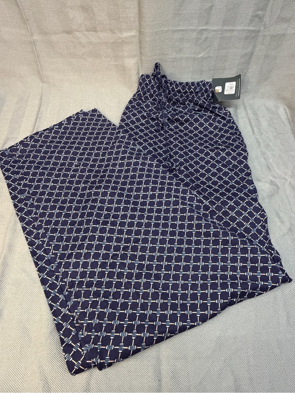 Michael Morgan, men’s lounge sleep pants NWT multicolored large 38/40 pockets